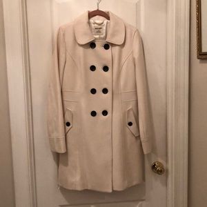 Winter white coat